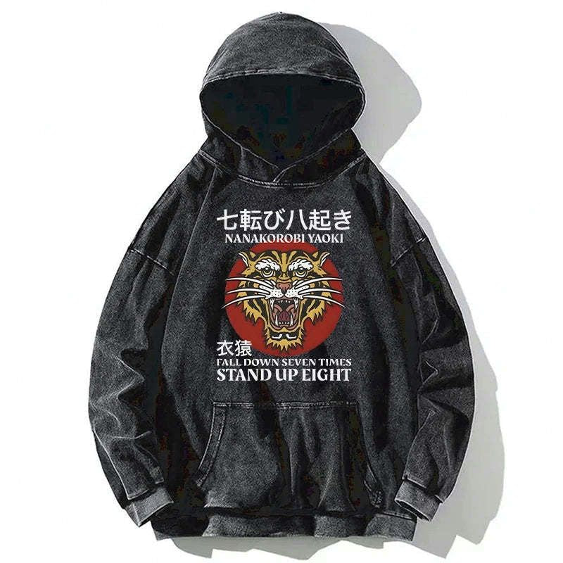 kyoto lion tiger hoodie for men