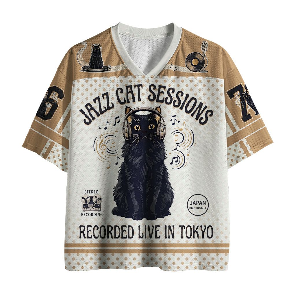 Kyoto-Lion Jazz Cat Sessions Mesh Jersey