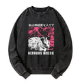 Japanese Washed Sweatshirt for Streetwear