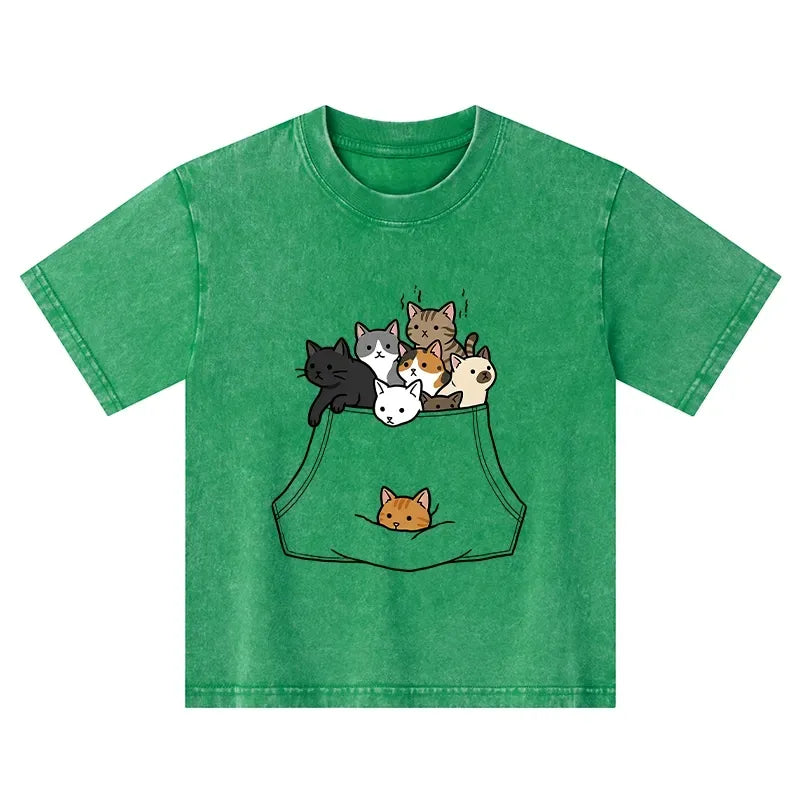 Kyoto Lion Cats Kids T-Shirt Gift Idea