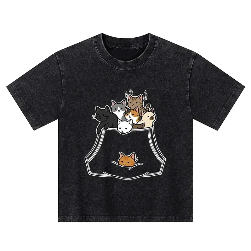 Kyoto Lion Cats Kids T-Shirt Gift Idea