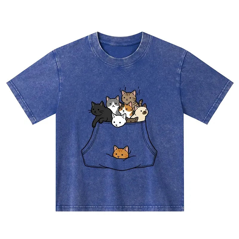 Kyoto Lion Cats Kids T-Shirt Gift Idea