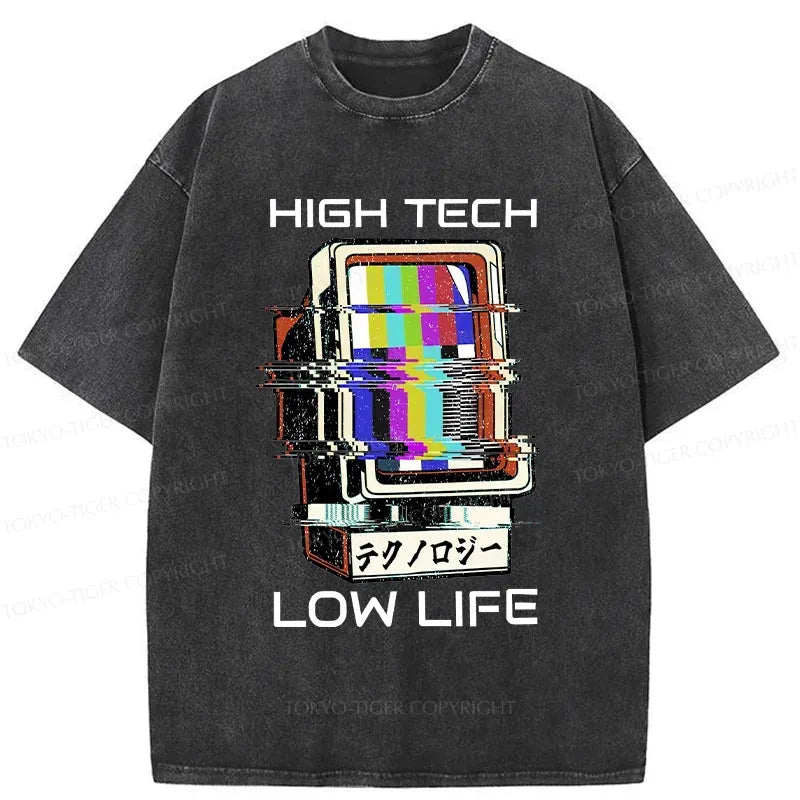 High Tech Low Life Tee Free Shipping