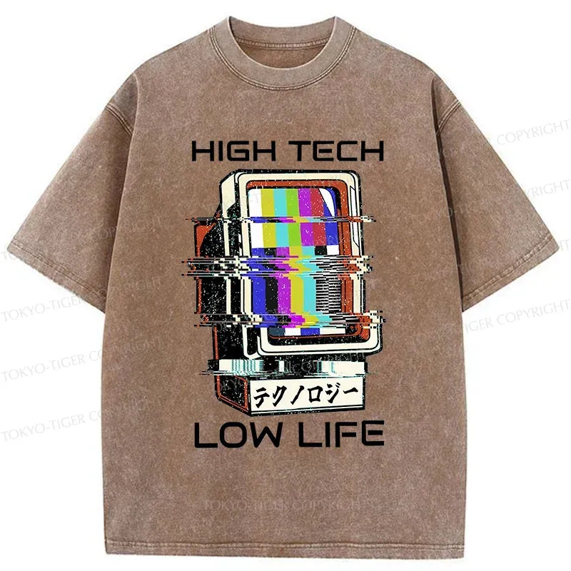 High Tech Low Life Tee Free Shipping