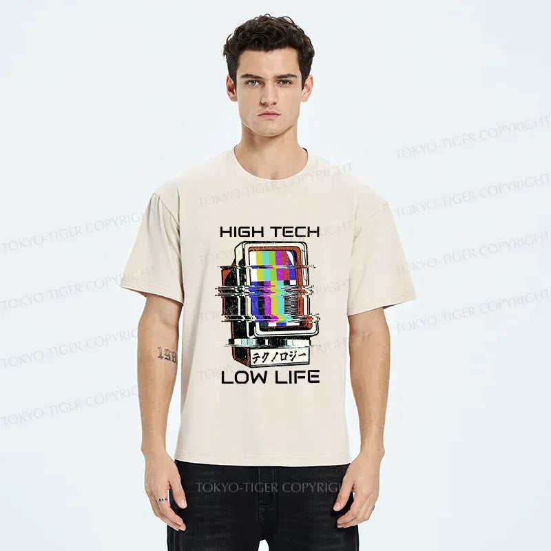 High Tech Low Life Tee Free Shipping