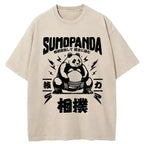 japanese culture panda tee for summer