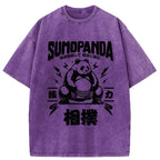 japanese sumo panda t-shirt for men