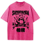 japanese culture panda tee for summer