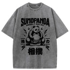 japanese culture panda tee for summer