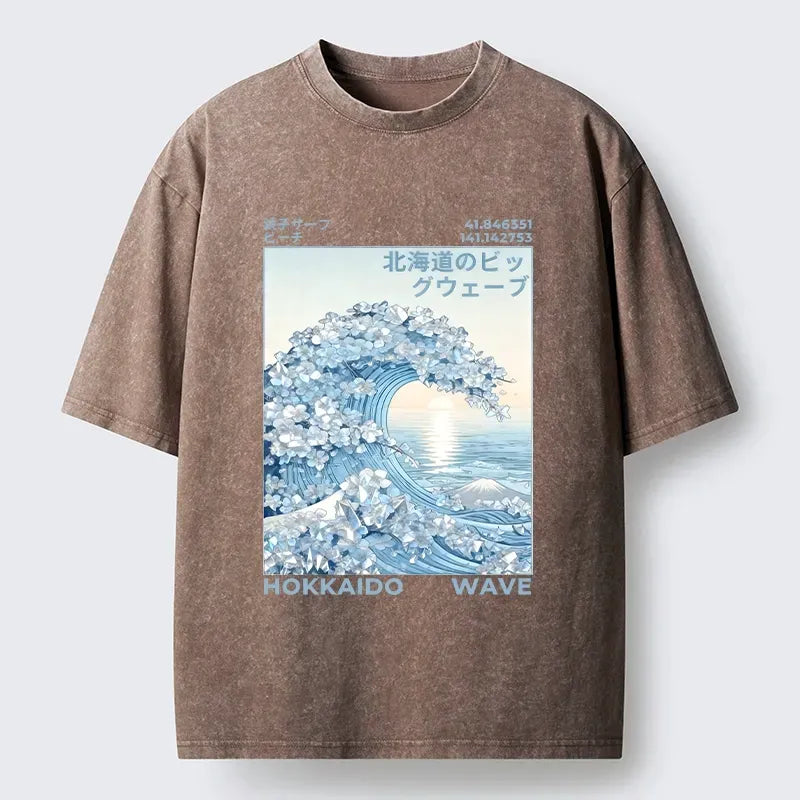 Crystal Wave Unisex T-Shirt for Streetwear