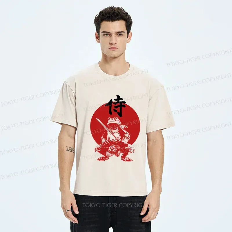 Samurai Frog T-Shirt for Daily Wear