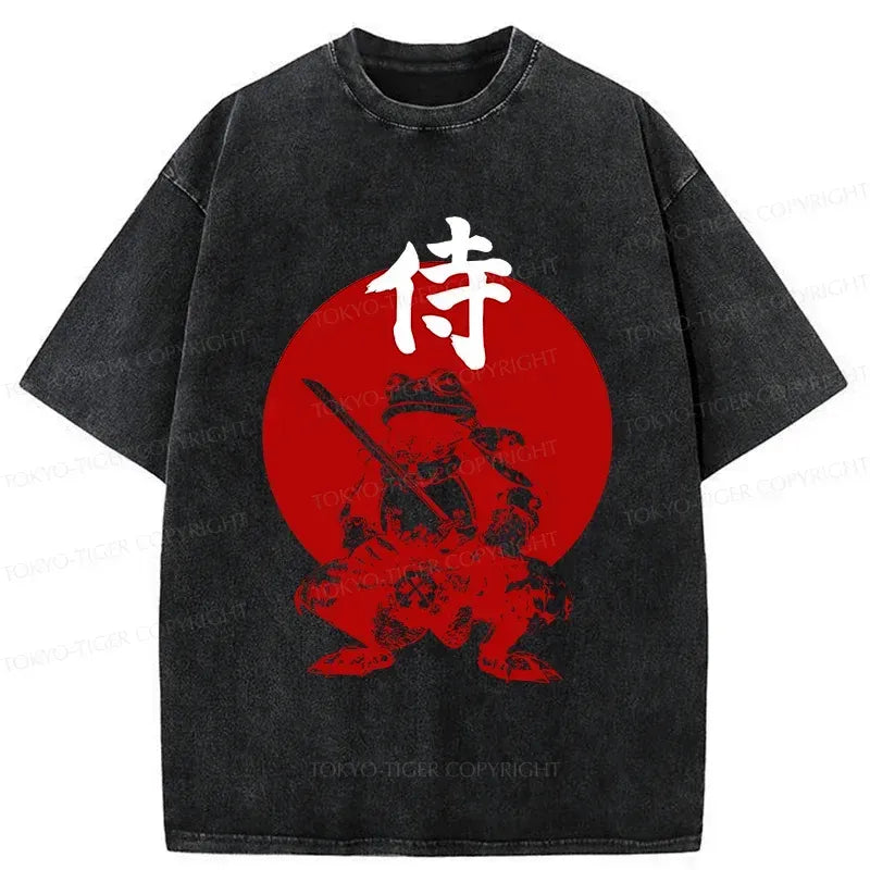 Japanese Washed T-Shirt for Gift for Him