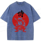 Samurai Frog T-Shirt for Daily Wear