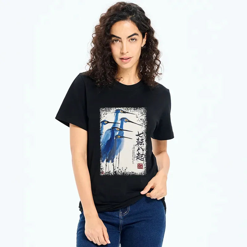 Kyoto Lion Wings Design Tee Gift Idea