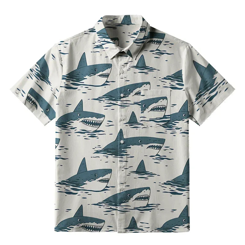 Unisex cotton button up shirt with free shipping