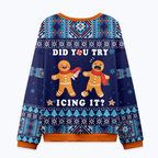 Japanese Christmas ugly sweatshirt for holiday party