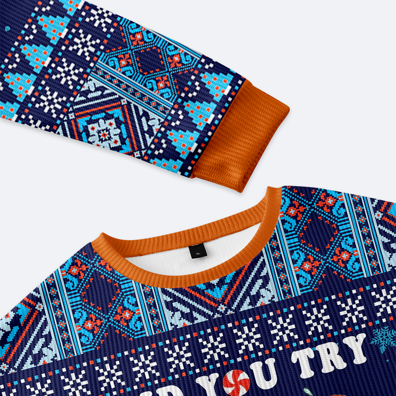Kyoto-Lion Gingerbread's Icing Emergency Christmas Ugly Sweatshirt