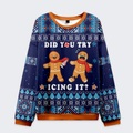 Japanese Christmas ugly sweatshirt for holiday party