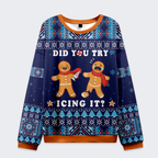 Japanese Christmas ugly sweatshirt for holiday party