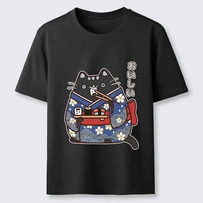 Best Seller Unisex Geisha Cat T-Shirt