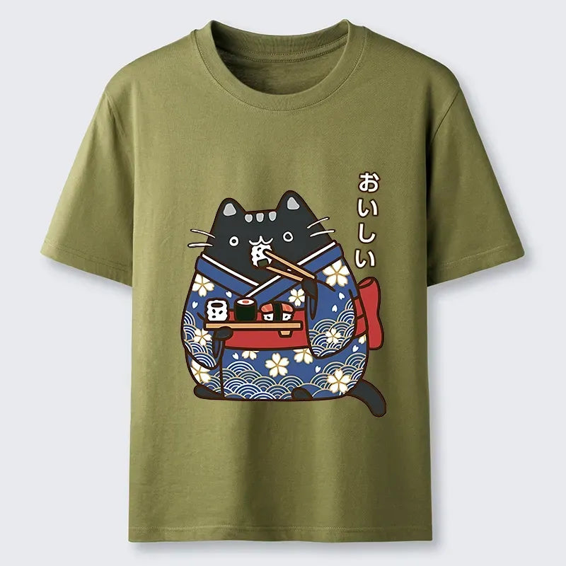 Best Seller Unisex Geisha Cat T-Shirt