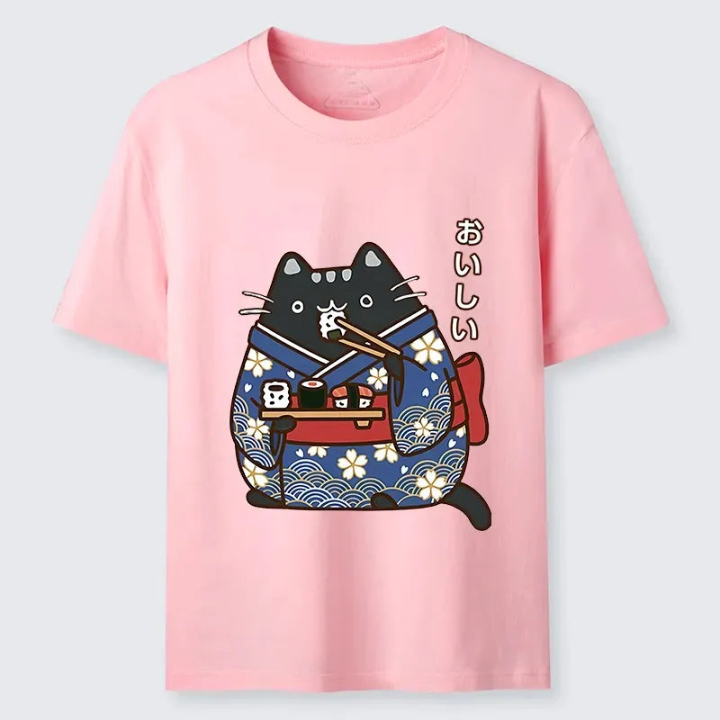 Best Seller Unisex Geisha Cat T-Shirt