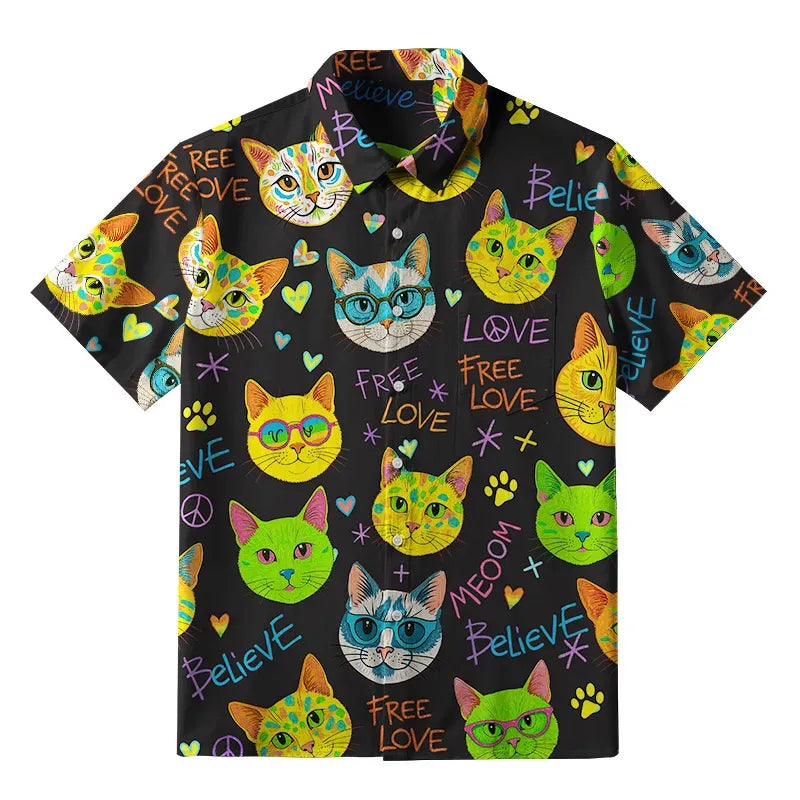 Traditional Kyoto Lion Shirt for Daily Wear