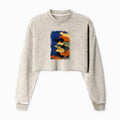 Kyoto-Lion Claw-some Ninja Washed Crop Sweatshirt