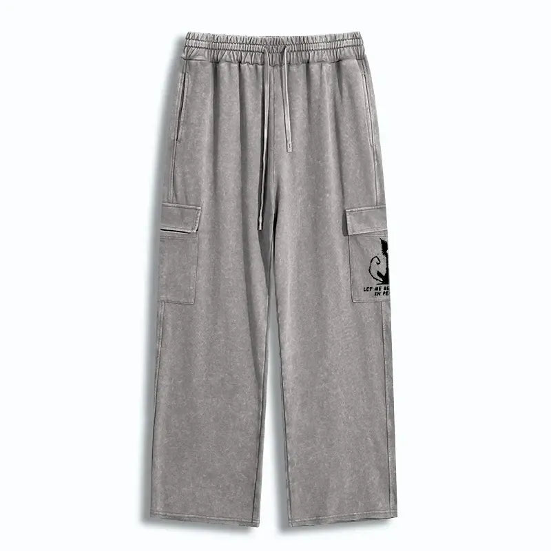 Japanese Cat Sweatpants for Daily Wear