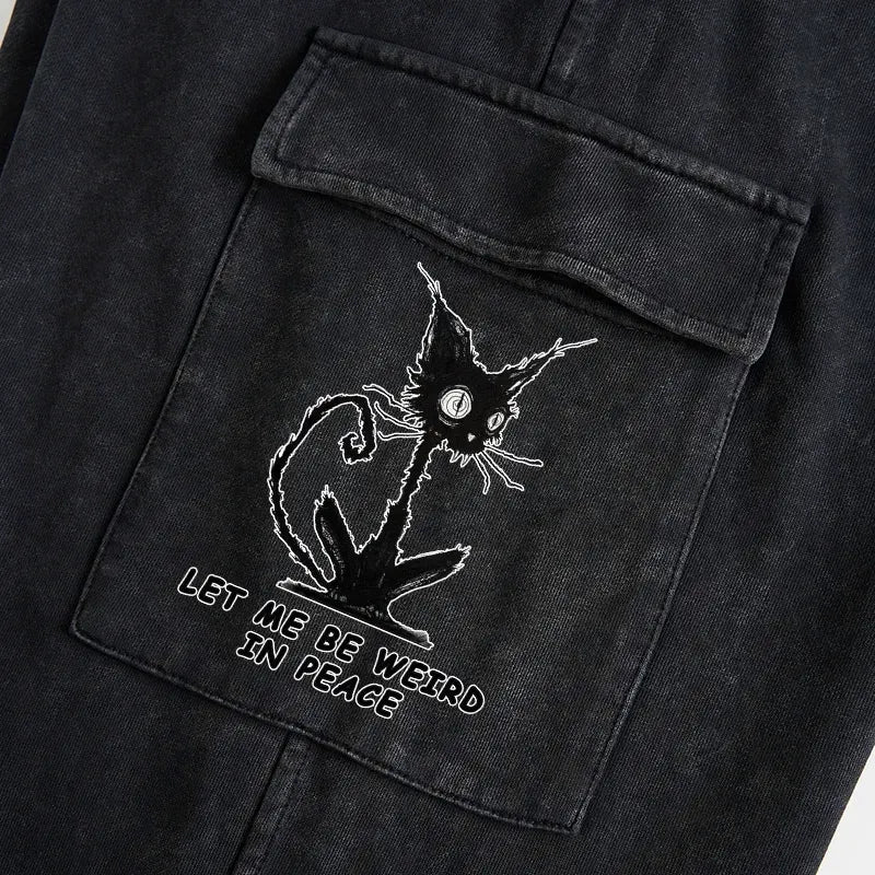 Washed Utility Sweatpants for Streetwear