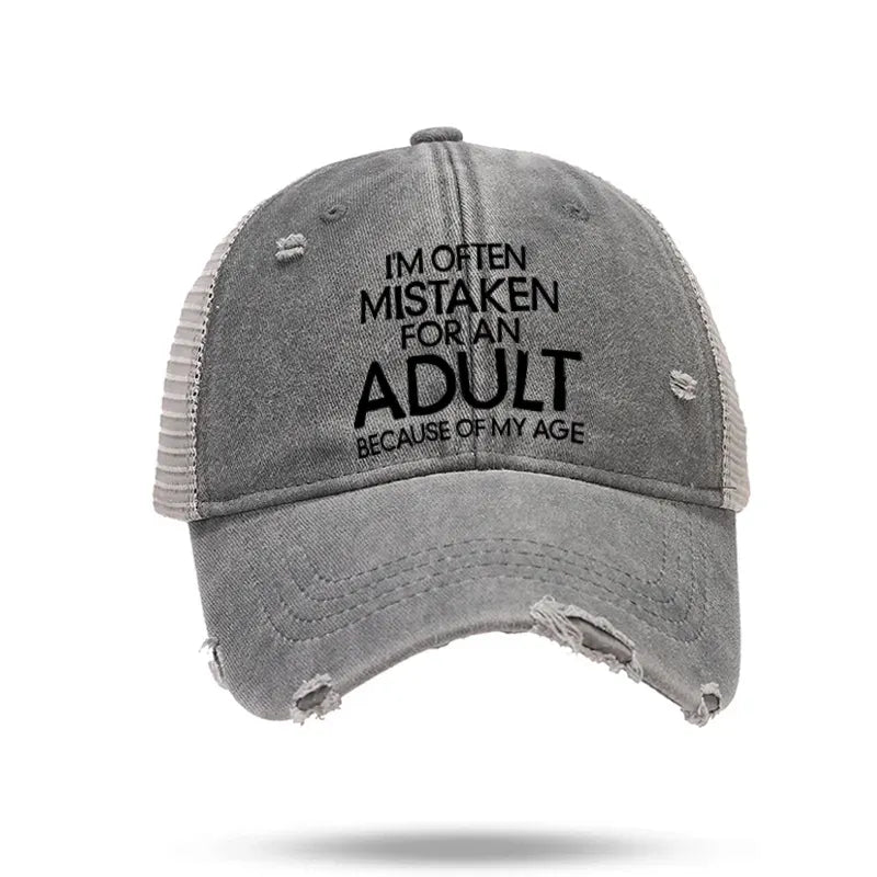 Japanese Washed Trucker Cap for Summer