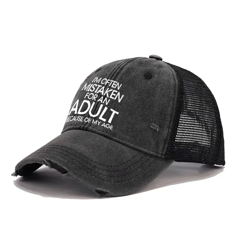 Unisex Adjustable Trucker Cap for Daily Wear
