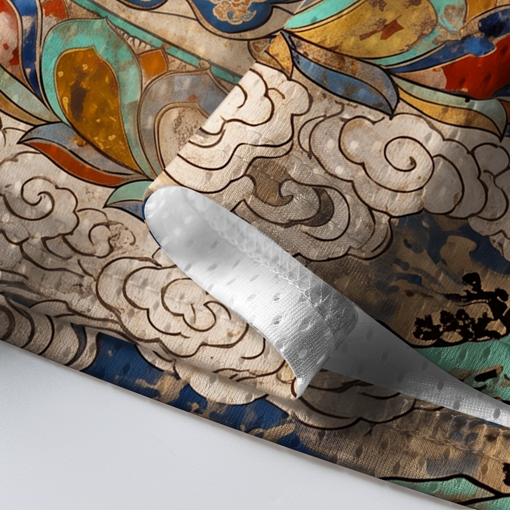 Kyoto-Lion Heart Sutra Dunhuang Guanyin Mesh Jersey