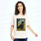 Kyoto-Lion The Pearl Leopard Of The Savanna Washed T-Shirt