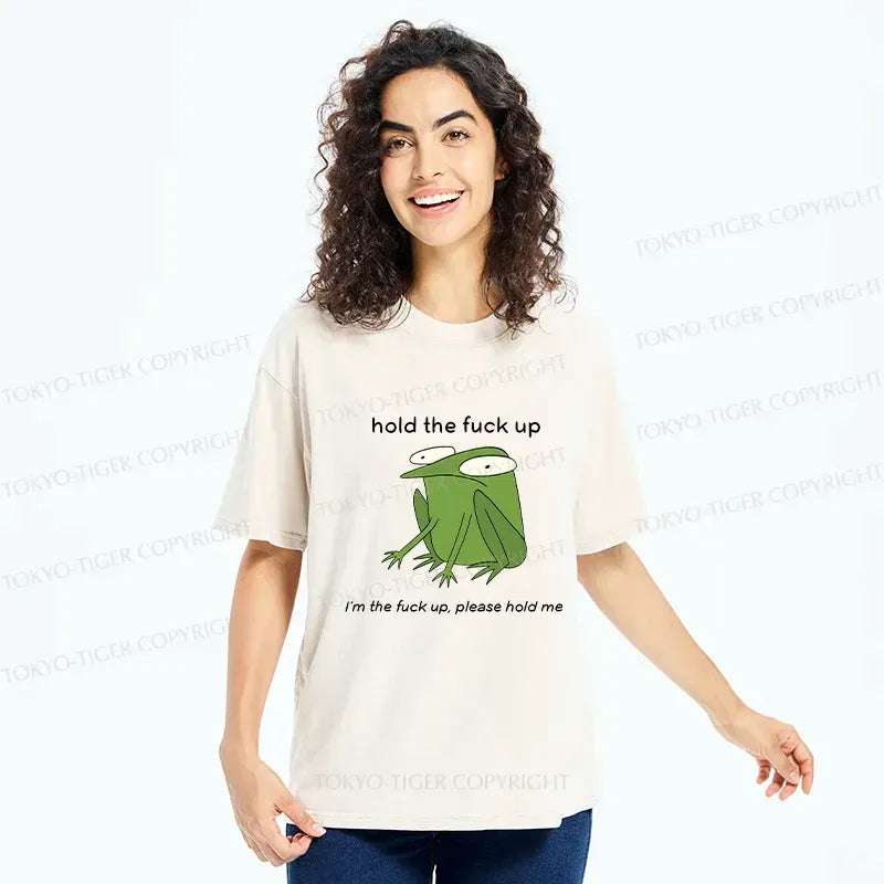 Japanese Washed T-Shirt for Daily Wear