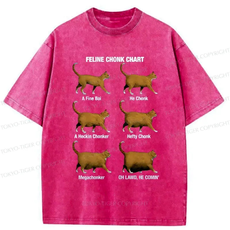 Vintage Washed Cat T-Shirt Streetwear