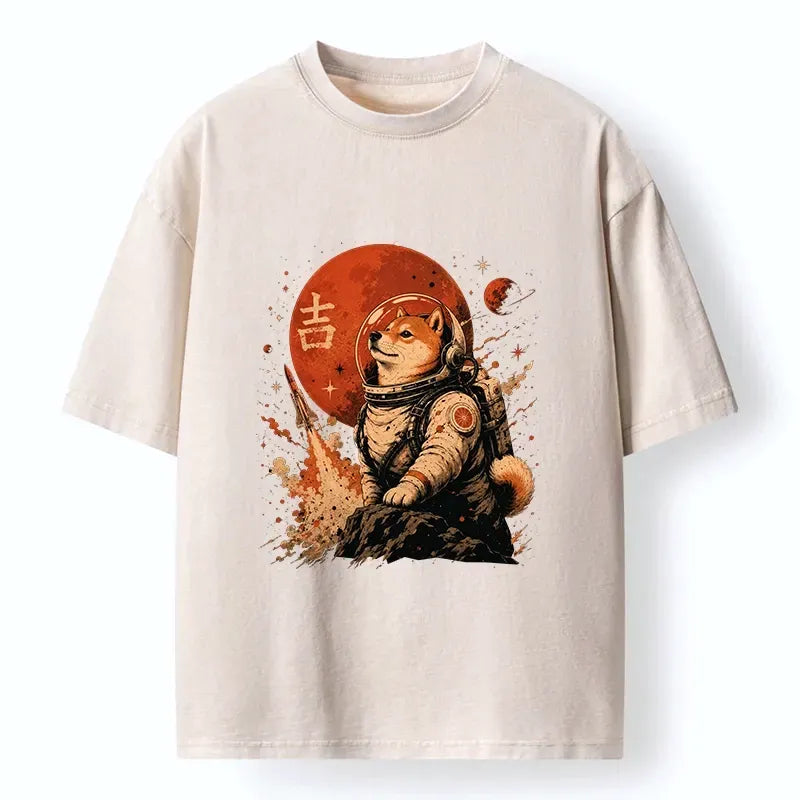 Kyoto-Lion Japanese Vintage T-Shirt on Sale
