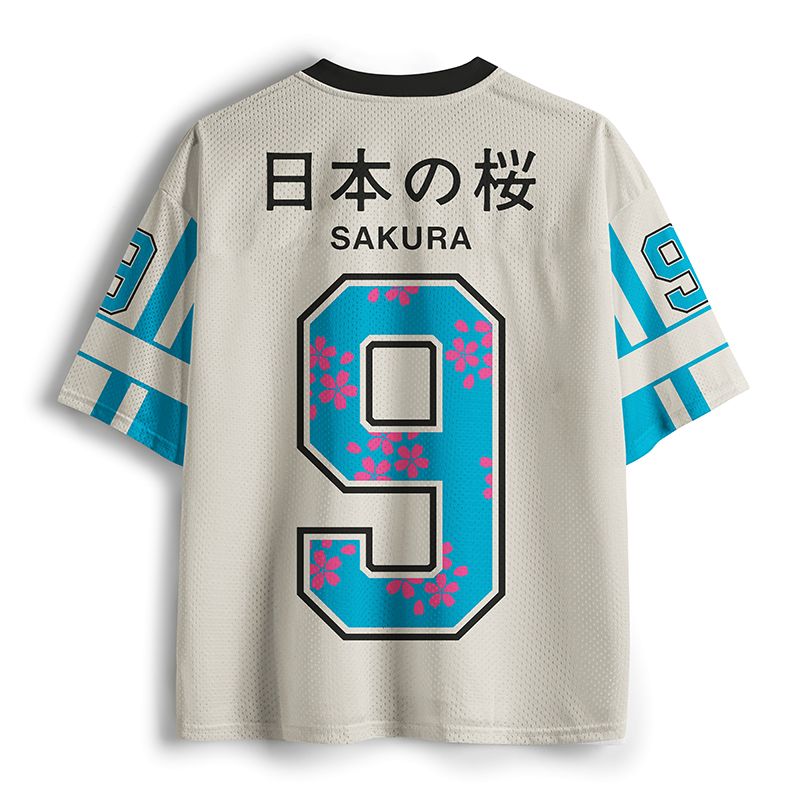 Kyoto-Lion Japanese Sakura Mesh Jersey