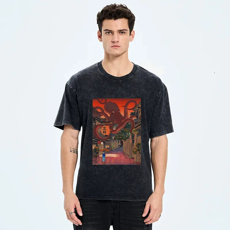 washed vintage t-shirt for daily wear