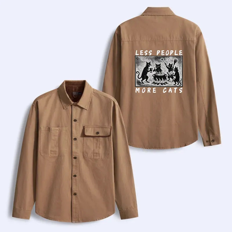 Japanese cat sacrifice ceremony corduroy jacket
