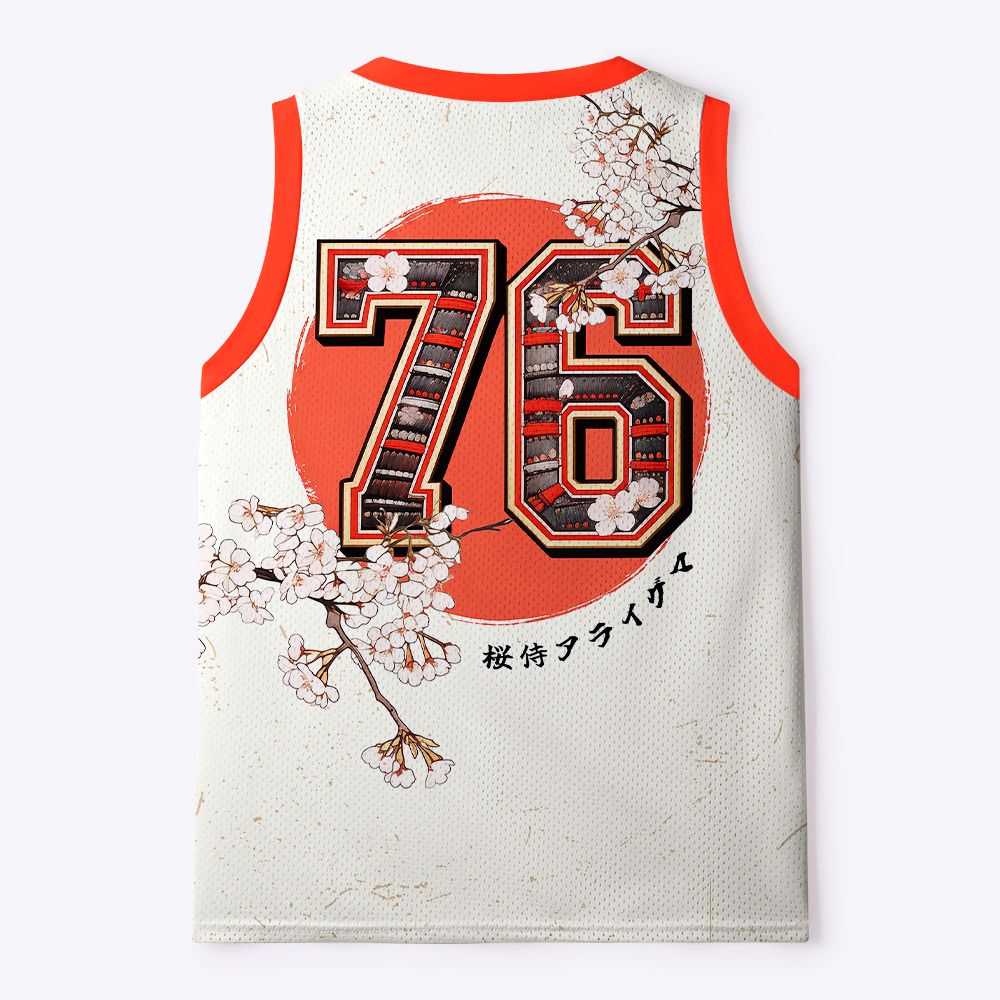Japanese Samurai Mesh Tank Top for Summer