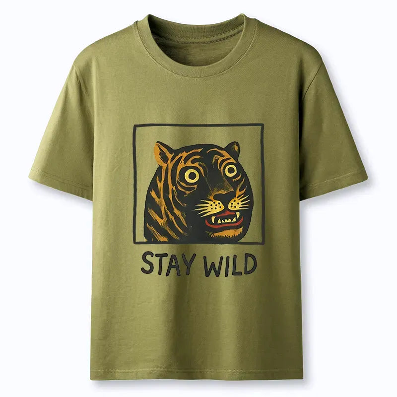 Kyoto-Lion Silly And Cute Tiger Classic T-Shirt