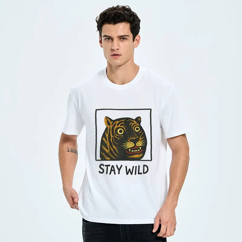 Funny cute tiger t-shirt for summer