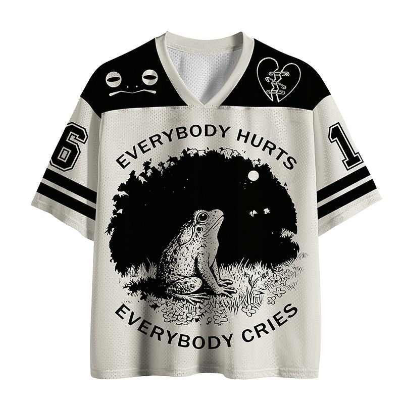 Breathable Mesh Jersey for Daily Wear