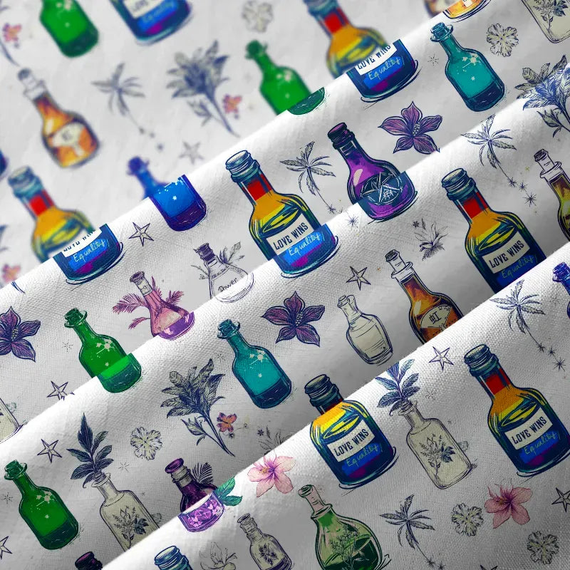 Japanese Rainbow Aloha Shirt for Vacation