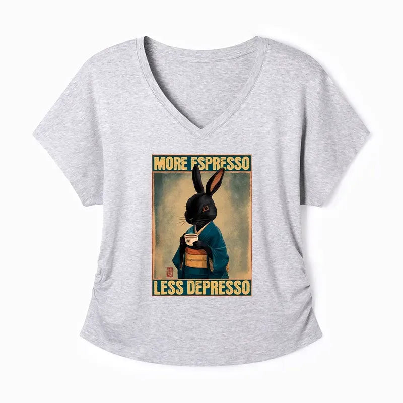 Rabbit Dolman T-Shirt for Daily Wear