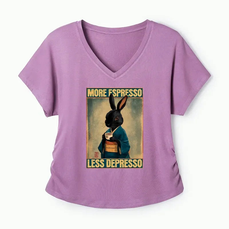 Japanese Rabbit Modal T-Shirt for Summer