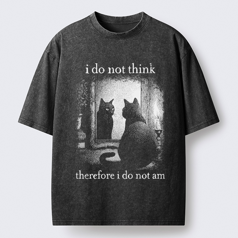 Funny Cat Philosophical T-Shirt Best Seller