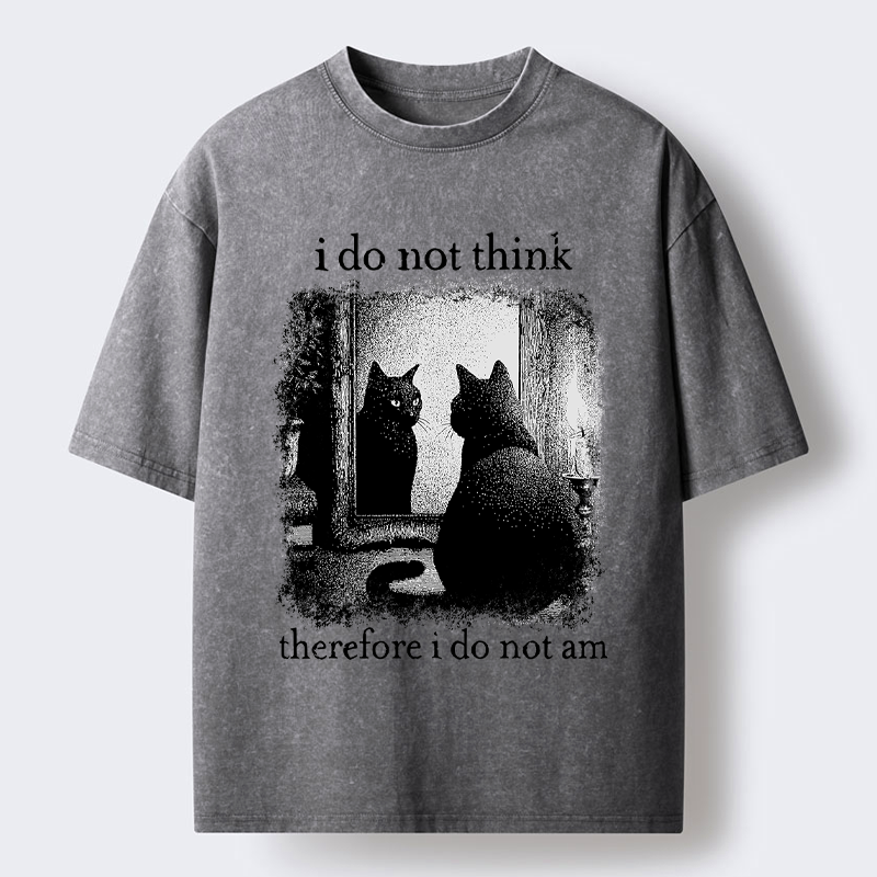 Funny Cat Philosophical T-Shirt Best Seller