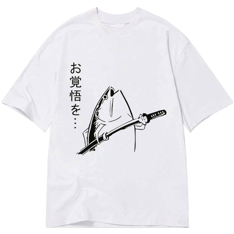 Kyoto-Lion The Fish With The Knife Japanese Classic T-Shirt